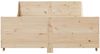 vidaXL Massivholzbett ohne Matratze 135x190 cm Kiefernholz 3302288 Bild 4