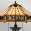 Elstead Lighting Indus Tischleuchte 2-Light Tiffany-Stil Bronze E27 Bild 2