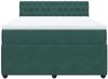 vidaXL Boxspringbett mit Matratze Dunkelgrün 140x200 cm Samt 3287767 Bild 4