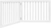 vidaXL 2-tlg. Hundetor Faltbar Weiß 160 cm Pappelholz 352248 Bild 2