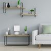 Relaxdays Tischlampe Metall & Stoff Bild 5