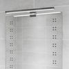 Maxkomfort LED Spiegelleuchte Badezimmer, 30/60cm, schwarz/weiß/chrom/acryl - IP44, LED fest integriert, Neutralweiß, Moderne Badbeleuchtung, Schranklicht, Schminklicht, ohne Schalter Bild 2