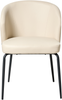 Esszimmerstuhl 2er Set ZANA Kunstleder Hellbeige Bild 5