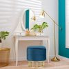 Relaxdays Samthocker mit Stauraum Bild 4