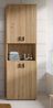 Badezimmer Hochschrank Livia in Eiche 60 x 192 cm Bild 5