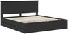 vidaXL Bettrahmen mit Schubladen Schwarz 180 x 200 cm Ingenieurs Holz 3409434 Bild 4