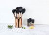 ECHTWERK Küchenorganizer-Set, (Set, 7-tlg), Kochbesteck mit Edelstahlgriff, Antihaft-Silikon, mit Utensilienhalter Bild 3