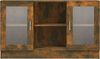 vidaXL Vitrinenschrank Räuchereiche 120x30,5x70 cm Holzwerkstoff 815627 Bild 4