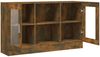 vidaXL Vitrinenschrank Räuchereiche 120x30,5x70 cm Holzwerkstoff 815627 Bild 5