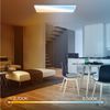 B.K.Licht - LED Deckenlampe, Flach, Dimmbar, Indirektes Licht, CCT warmweiß bis tageslichtweiß, IP44, Panel, Deckenleuchte, Kinderzimmer, Badezimmer Lampe, Küchenlampe, 58 x 20 x 3 cm, Weiß Bild 2