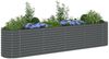 vidaXL Garten-Hochbeet 400 x 80 x 81 cm Verzinkter Stahl Grau 45521 Bild 3