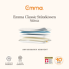 Emma 'Classic' Nackenstützkissen, Stiftung Warentest, 80x40 cm, Höhe 12 cm, 98 % Polyester / 2 % Elasthan weiß Bild 3