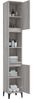 vidaXL Badschrank Grau Sonoma 30x30x190 cm Holzwerkstoff 819802 Bild 4