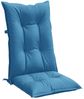 vidaXL Hochlehner-Auflagen 2 Stk. Melange Blau 120x50x7 cm Stoff 4002358 Bild 5