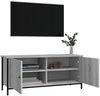 vidaXL TV-Schrank mit Türen Grau Sonoma 102x35x45 cm Holzwerkstoff 826293 Bild 4