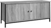 vidaXL TV-Schrank mit Türen Grau Sonoma 102x35x45 cm Holzwerkstoff 826293 Bild 2