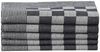 vidaXL 20-tlg. Handtuch-Set Schwarz und Weiß Baumwolle 136292 Bild 5