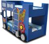 Hochbett Etagenbett Happy Bus mit Matratze & LED Blau Bild 4