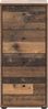 FORTE Tempra2 Kommode, Holzwerkstoff, Braun, 38,6 x 85,5 x 34,8 cm Bild 2