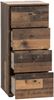 FORTE Tempra2 Kommode, Holzwerkstoff, Braun, 38,6 x 85,5 x 34,8 cm Bild 5