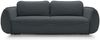 Selsey 'Cutie' Sofa 3-Sitzer mit Schlaffunktion & Stauraum, Easy-Clean Velours, graphit Bild 5