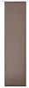 ELBERSDRUCKE Schiebegardine Schiebevorhang mit Klettband Feel Good Uni braun 245 x 60 cm (1 St), Klettband, transparent, Polyester, einfarbig, modern Bild 4