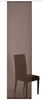 ELBERSDRUCKE Schiebegardine Schiebevorhang mit Klettband Feel Good Uni braun 245 x 60 cm (1 St), Klettband, transparent, Polyester, einfarbig, modern Bild 3
