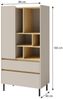 Beautysofa Bücherregal LICO mit 2 Schubalden und 1 Tür Bild 2