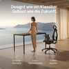 Desktronic Elektrisch höhenverstellbarer Schreibtisch HomeMax 160x80cm Schwarz/Schwarz mit Memory-Funktion, Anti-Kollisions Technologie, USB-A und USB-C-Ladeanschlüssen Bild 2