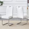 BBWL Esszimmerstuhl 2er Set, gepolstert mit Federkern und Metallrahmen, Ergonomische Küchenstühle mit verdicktem Sitzkissen Bild 3