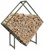 vidaXL Brennholzregal Olivgrün 100x25x100 cm Kaltgewalzter Stahl 864290 Bild 4