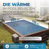 Miganeo Pool Solarfolie 732 x 366 cm rechteckig | schwarz/blau Bild 2