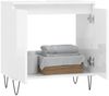 vidaXL Badschrank Hochglanz-Weiß 58x33x60 cm Holzwerkstoff 831582 Bild 3