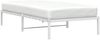 vidaXL Bettgestell Metall Weiß 100x190 cm 373667 Bild 3