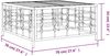 Gartentisch | Couchtisch Anthrazit 70x70x34 cm Poly Rattan Bild 5