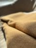 WoolOnly Doubleface Wendedecke Plaid aus norwegischer Wolle 130x200 cm, Camel Bild 4