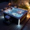 HOME DELUXE Outdoor-Whirlpool 'Stream', 211 x 156 cm, für 3 Personen, mit Treppe & Thermoabdeckung Bild 2