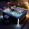 HOME DELUXE Outdoor-Whirlpool 'Stream', 211 x 156 cm, für 3 Personen, mit Treppe & Thermoabdeckung Bild 3