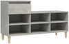 vidaXL Schuhregal Betongrau 102x36x60 cm Holzwerkstoff 821208 Bild 2