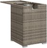 vidaXL Propan-Tank-Verstecktisch Grau 40x40x60 cm Poly Rattan 366296 Bild 4