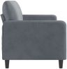 vidaXL 3-Sitzer-Sofa Dunkelgrau 180 cm Samt Bild 4
