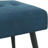 vidaXL Bank mit Knopfheftung Blau 110 x 40 x 46 cm Samt 42038538 Bild 4