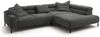 KAWOLA Sofa DELIA Ecksofa Cord grau Recamiere rechts 74 x 219 x 276 cm Bild 3