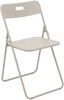 Flieks Gartenmöbel Set 3-teilig klappbar Bistro Set wetterfest Stahl Balkonmöbel Set 2 Stühle Tisch Outdoor, Beige Bild 5