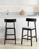 Set mit 2 Barstühlen ISANTI Holz Grau Bild 3