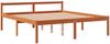 vidaXL Seniorenbett Wachsbraun 160x200 cm Massivholz Kiefer 844160 Bild 3