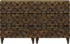 vidaXL Sideboard 2 pcs Braun 60 x 33,5 x 75 cm Massivholz Mango 3310106 Bild 4