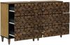 vidaXL Sideboard 2 pcs Braun 60 x 33,5 x 75 cm Massivholz Mango 3310106 Bild 2