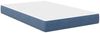vidaXL Bettmatratze mit Matratze Blau 120 x 190 cm Stoff 42008279 Bild 2