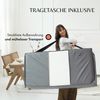 Klappmatratze Gästematratze klappbar 140 x 195 cm – 14cm dick & bequem H3, DYNMC you, 14 cm hoch, (Faltbare Matratze, platzsparend klappbar, Reisebett Erwachsene) Bild 2
